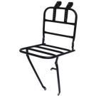 Voordrager Voor 26/28" Transportfiets Steco Breed Model 45 x 30 cm Glanzend Zwart