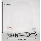 Windscherm New Vivacity hoog