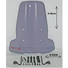 Windscherm passend op Niu M - Hoog / Smoke