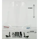 Windscherm passend op Niu N - Hoog