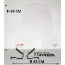 Windscherm Peugeot Django Hoog