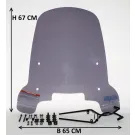 Windscherm New Vivacity hoog/smoke