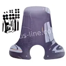 Windscherm Sym Fiddle IV (4) - Hoog (Smoke)