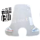 Windscherm Sym Fiddle IV (4) - Hoog (Transparant)