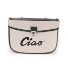 Zadeltas Moto Nostra Ciao Grijs Zwart