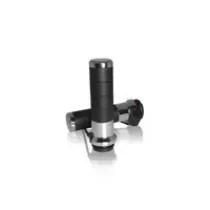 Verwarmde Handgreep Koso Titan-X Chrome M. Gentegreerde Schakelaar Harley Davidson W. Electr. Gasklep