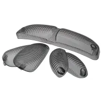 Knipperlicht Set STR8 (4) Met Achterlicht Piaggio Typhoon / NRG Zwart