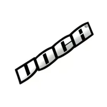 Demper Sticker Voca 10x2cm Chroom