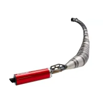 Uitlaat Voca Racing Rookie 50/70CC (Street-Legal) Minarelli AM6 Rode Aluminum Geluiddemper