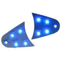 Indicatoren Led Voor Twee Koplamp, MBK Nitro / Yamaha Aerox Blauw