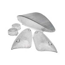 Lens Set (4) Indicatoren + Achterlicht Wit Yamaha Aerox / Nitro CE-Markering NA 1999