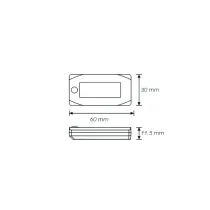 Thermometer Koso Mini 3 Stijl