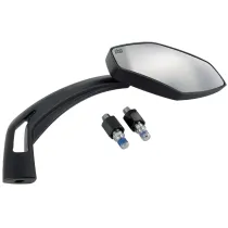 Spiegel STR8 CNC II Rechts, Zwart