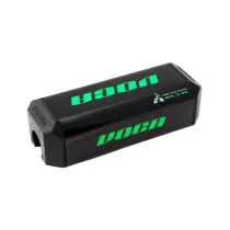 Stuurplaat Voca (Zonder Brace) d.28.6 Zwart / Groen