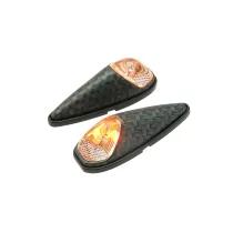 Controlelampjes Aangepaste, Helder Glas, Carbon-Look