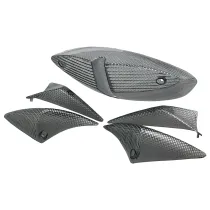 Knipperlicht Set STR8 (4) Met Achterlicht Peugeot Speedfight II Zwart/Carbon Look