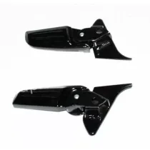 Voetsteun glans zwart Vespa Sprint / Primavera