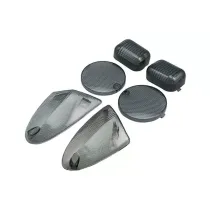 Knipperlicht Set STR8 (4) Met Achterlicht Aprilia SR50 2000-2005 Zwart