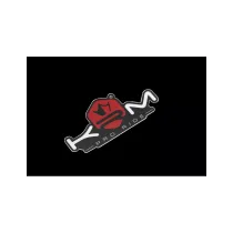 Sticker KRM Pro Ride Rood