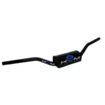 Stuur MX 28mm Met Pad KRM Zwart / Blauw