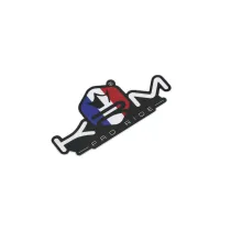 Sticker KRM Pro Ride Blauw/ Wit / Rood