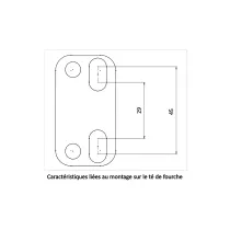 Stuurklemmen 28MM KRM Zwart/ Paars