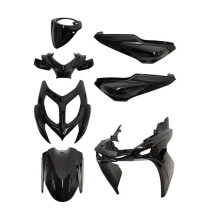 Kappenset Yamaha Aerox 2013 zwart mat