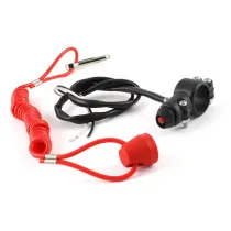 STR8 Kill Switch Racing Rood Bevestigd Aan Het Stuur