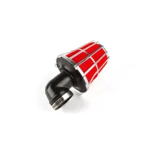 Luchtfilter Hexa Hoek 90 Deg. D.35MM Cchroom / Rood