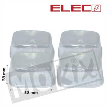 Knipperlichtglas Set - Yamaha Slider - Transparant / Colorful