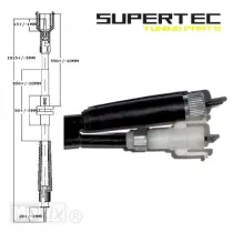KM tellerkabel Aprilia Habana Mojito