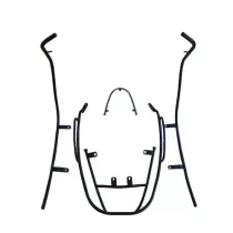 Valbeugelset glans zwart - BTC RIVA AGM VX50