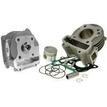 Cilinderkit GY6 50cc compleet met cilinderkop (139QMB / 139QMA met SLS)