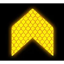 Reflecterende sticker - Pijl - Kleur: Geel
