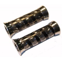 Handvatset - Chroom zwart met ringen