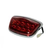 Achterlicht DJJD Cashmere Zwart Led CE Zwarte Rand DJJD Cashmere	   