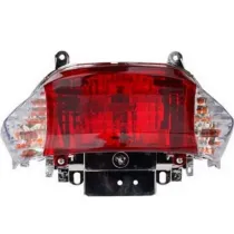 Achterlicht Peugeot V-Clic/4T Blank-Raw CE  1 X Bay15D 12V 21/5W 2 X BA15S 12V 10W Oranje