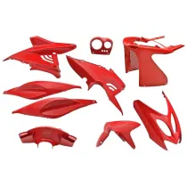 aerox kappenset glans rood