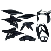 aerox kappenset zwart metallic