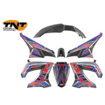 Kappenset - Derbi Senda - Zwart, rood en blauw