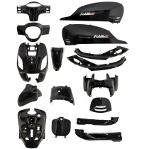 Kappenset Sym Fiddle 3 - Zwart glans - DMP (16-delig)