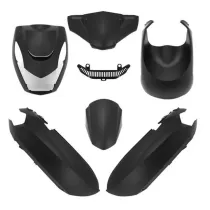 Kappenset Peugeot Kisbee mat zwart (B-kwaliteit)