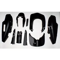 Kappenset Retro scooter mat zwart