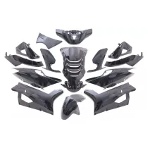 Kappenset Peugeot Speedfight 4 - Zwart metallic