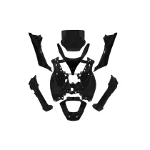 Kappenset Piaggio MP3 Mat zwart 125 - 500cc