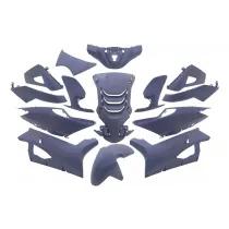 Kappenset Peugeot Speedfight 4 - Mat donkerblauw