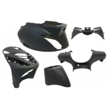 Kappenset Piaggio Zip-SP 5 delig mat zwart