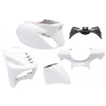 Kappenset Piaggio Zip-SP 5 delig wit (glans)