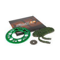 Kettinset Aprilia SX 13x53 Stage6 Aluminium CNC - Groen