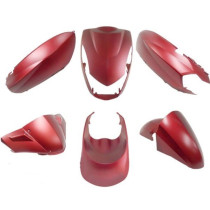 Kappenset Peugeot Kisbee mat Rood (Euro 3)